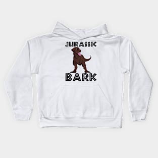 Jurassic Bark (black) Kids Hoodie